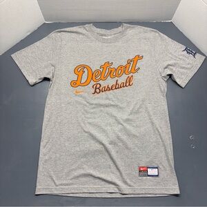 Nike Gray Detroit Tigers Baseball Tee
